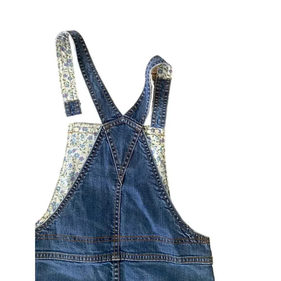 Mini Boden Girl's Blue Sleeveless Adjustable Denim Jumpsuit Size 10Y - Picture 6 of 7